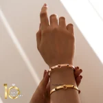 دستبند-النگویی-طلا-طرح-هرمس