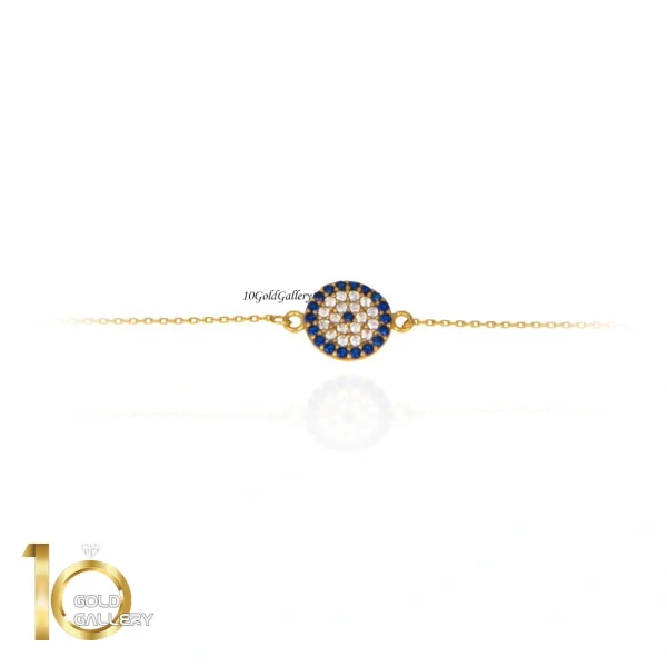 دستبند-طلا-زنانه-طرح-چشم-نظر