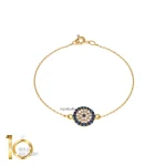 دستبند-طلا-زنانه-طرح-چشم-نظر