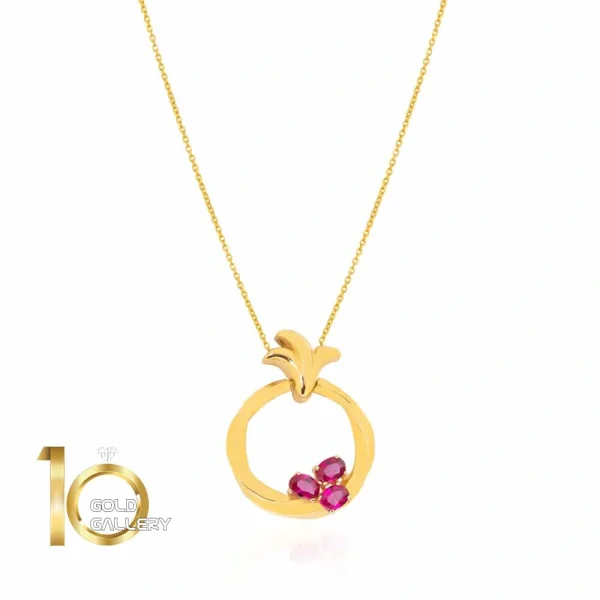 گردنبند طلا طرح انار