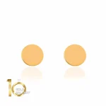 گوشواره میخی طلا طرح دایره