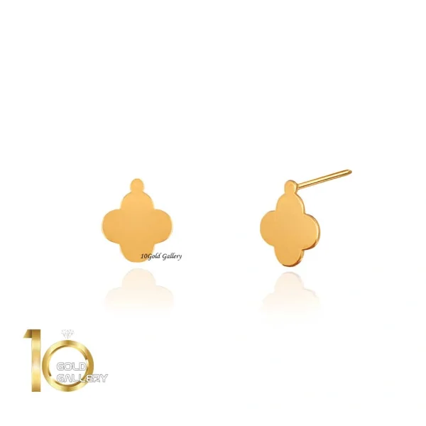 گوشواره طلا طرح ونکلیف ساده