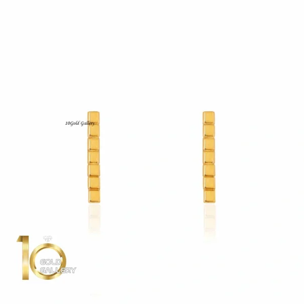 گوشواره طلا طرح شوپارد مدل ساده