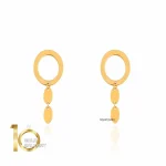 گوشواره طلا طرح هندسی