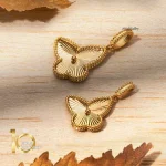 آویز-طلا-طرح-پروانه