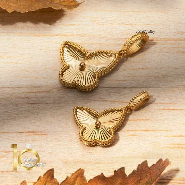 آویز-طلا-طرح-پروانه