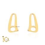 گوشواره طلا طرح نیمانی کد CE451