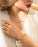 انگشتر طلا طرح LV