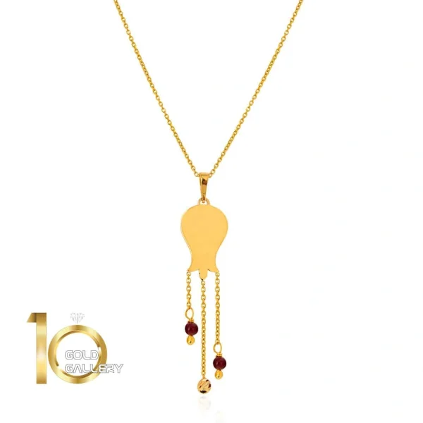 آویز طلا طرح انار