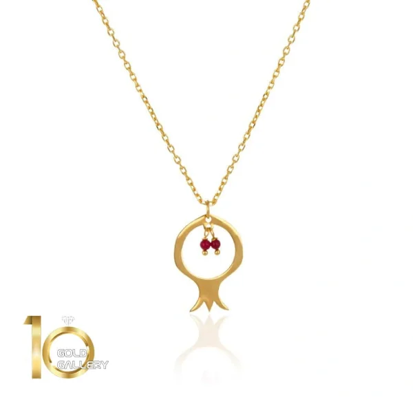 آویز طلا طرح انار یلدا