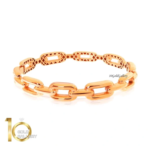 دستبند النگویی طلا طرح دیوید یورمن