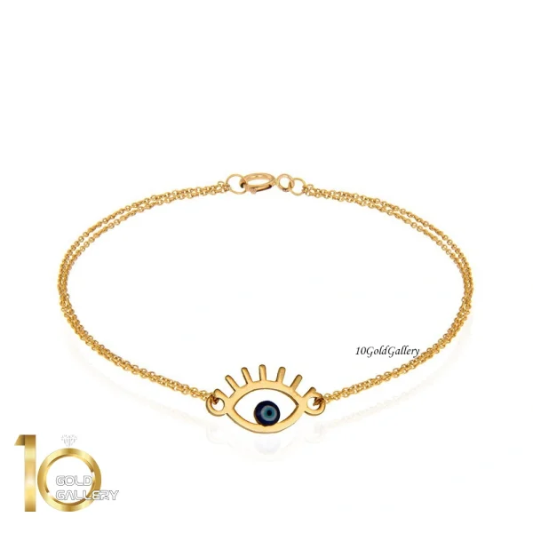 دستبند-طلا-زنانه-طرح-چشم-نظر