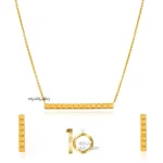 نیم ست طلا طرح شوپارد مدل ساده