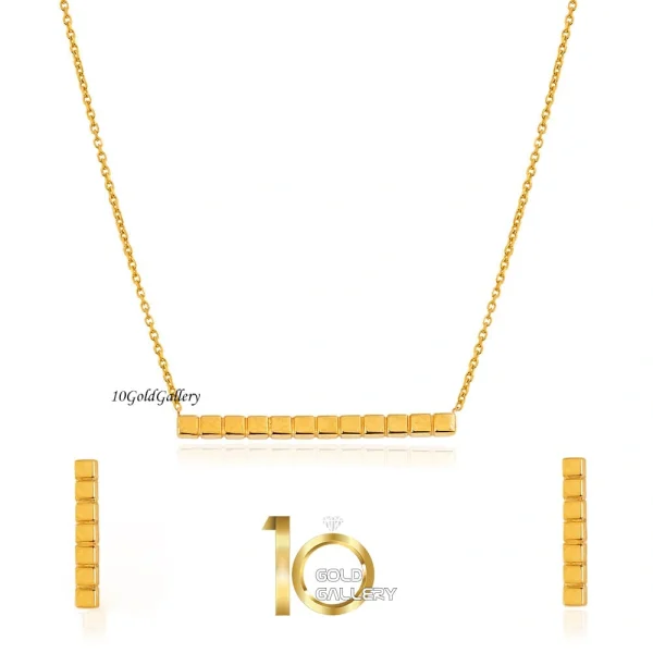 نیم ست طلا طرح شوپارد مدل ساده