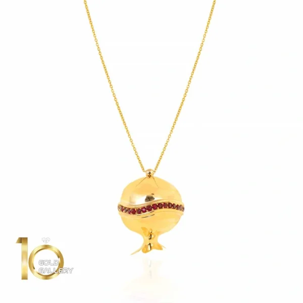 گردنبند طلا طرح انار