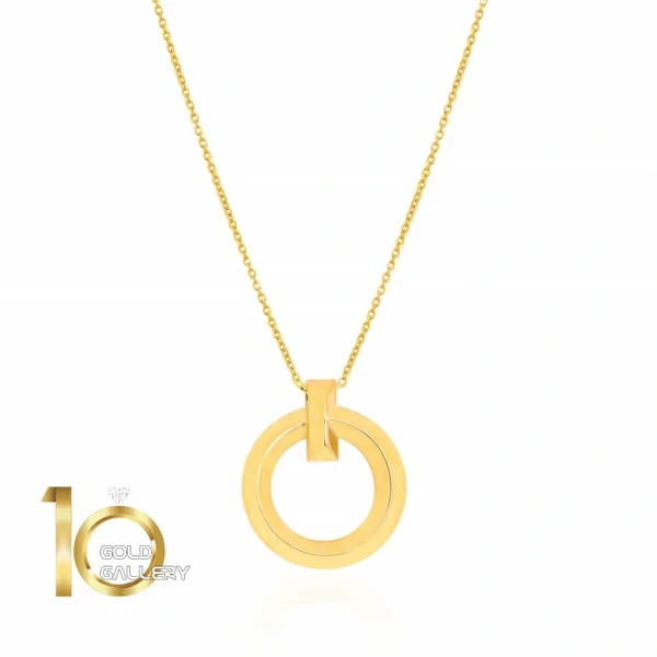 گردنبند طلا طرح تیفانی مدل ساده