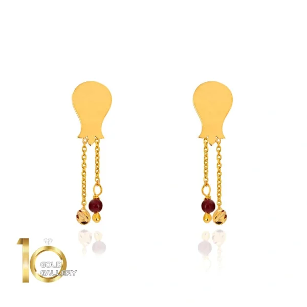 گوشواره طلا طرح انار