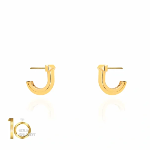 گوشواره طلا طرح تیفانی مدل ساده