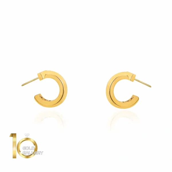 گوشواره طلا طرح تیفانی مدل ساده