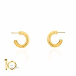 گوشواره طلا طرح تیفانی مدل ساده