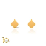 گوشواره طلا طرح ونکلیف ساده