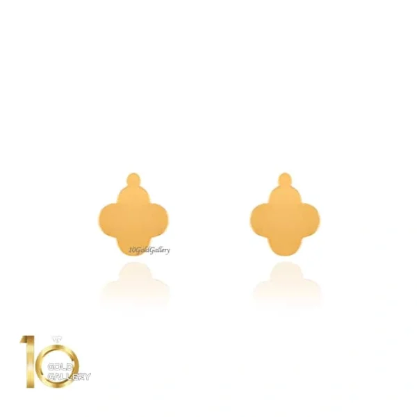 گوشواره طلا طرح ونکلیف ساده