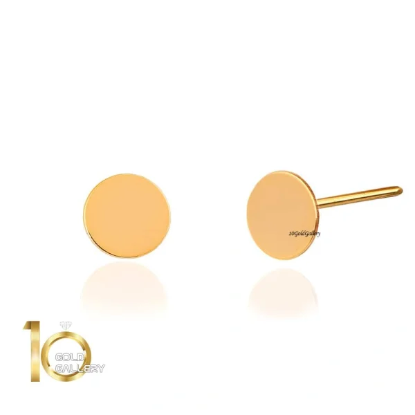 گوشواره میخی طلا طرح دایره