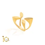 انگشتر طلا طرح گل