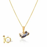 آویز طلای کودک طرح هواپیما