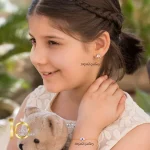 گوشواره طلا کودک طرح چتر