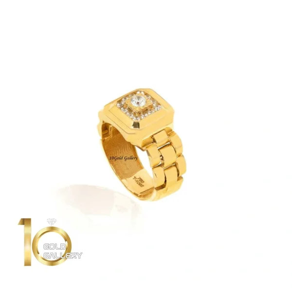 نگشتر طلا طرح رولکس