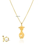 طلا کودک طرح زرافه