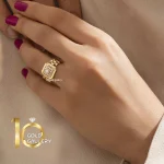 نگشتر طلا طرح رولکس