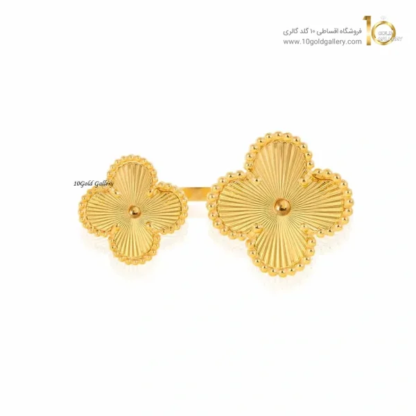انگشتر طلا طرح ونکلیف کد CR567