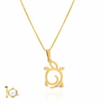 طلای کودک آویز لاکپشت