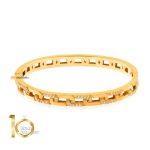 ست دستبند و انگشتر روبرتو کوین نگین دار باریک