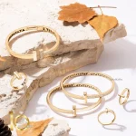 بنگل-طلا-طرح-تیفانی-مدل-نگیندار