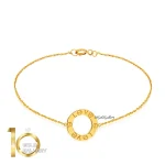 دستبند-طلا-طرح-LOVE-کارتیر