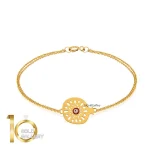 دستبند-طلا-طرح-انار