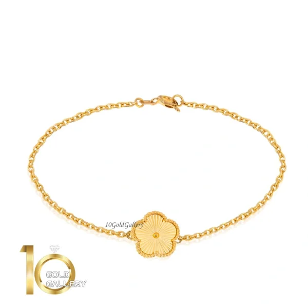 دستبند-طلا-طرح-گل