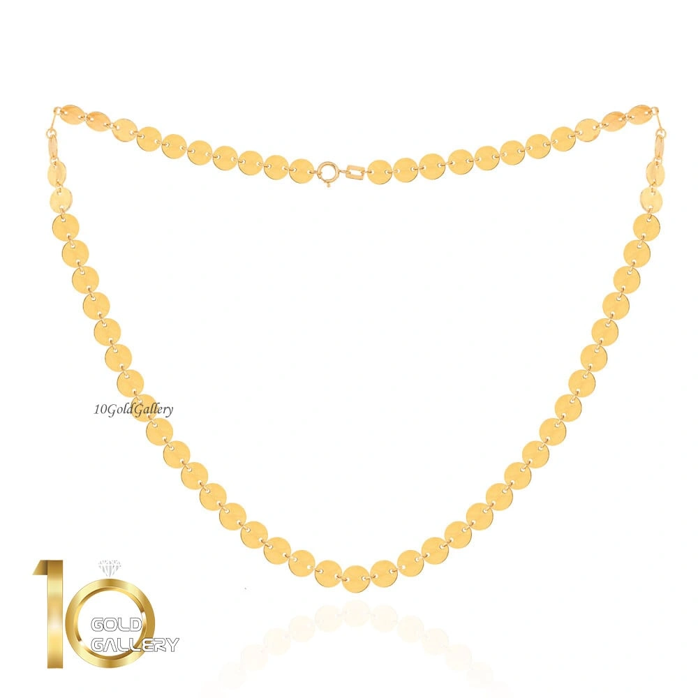 گردنبند-چوکر-طلا-طرح-هندسی-کد-LN903 گردنبند-چوکر-طلا-طرح-هندسی