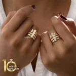 انگشتر طلا طرح اطلس