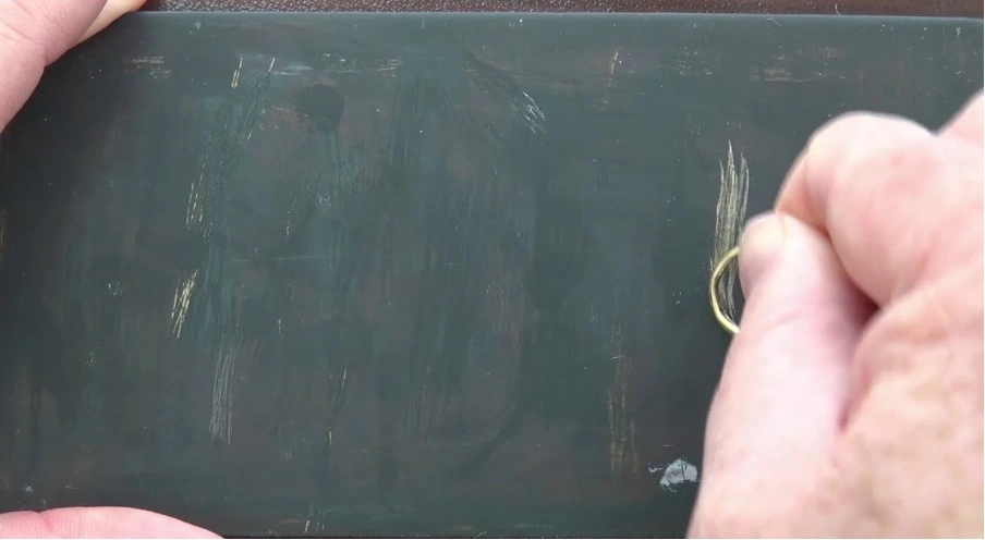 تست خراش طلا