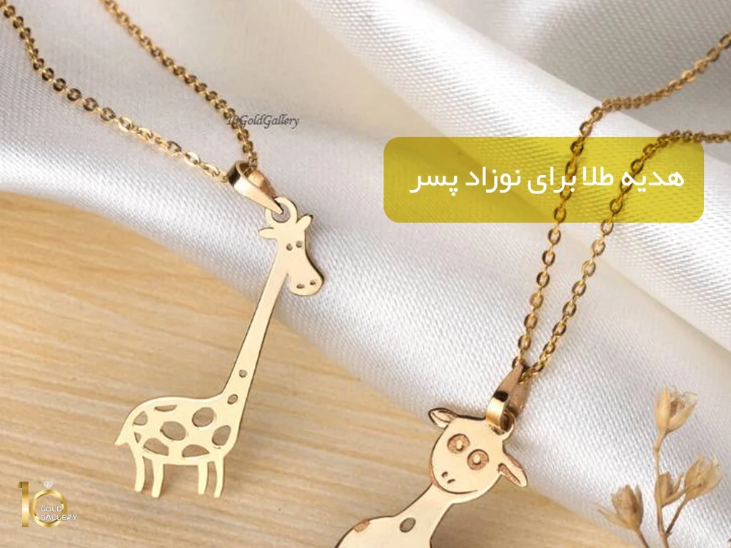 هدیه طلا برای نوزاد پسر