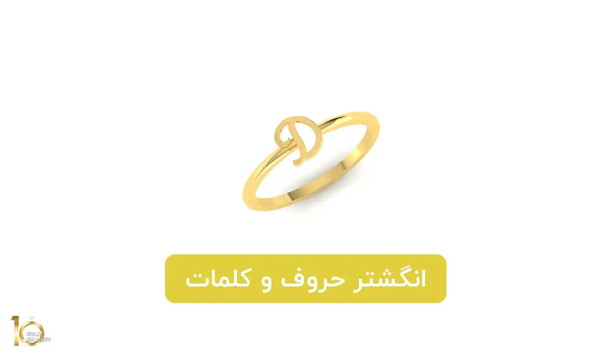 انگشتر حروف و کلمات