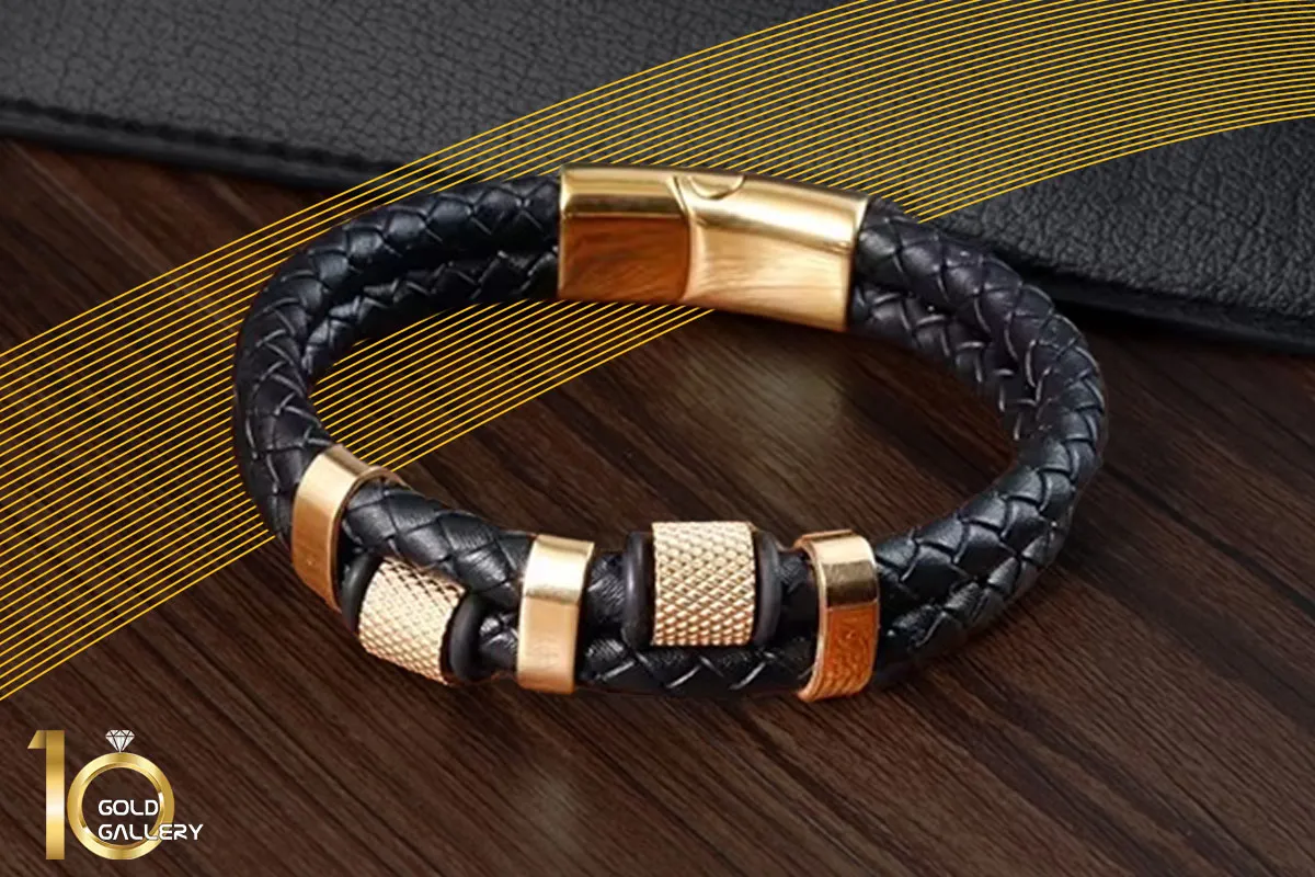 نگهداری از دستبند چرم و طلا مردانه در مقابل رطوبت