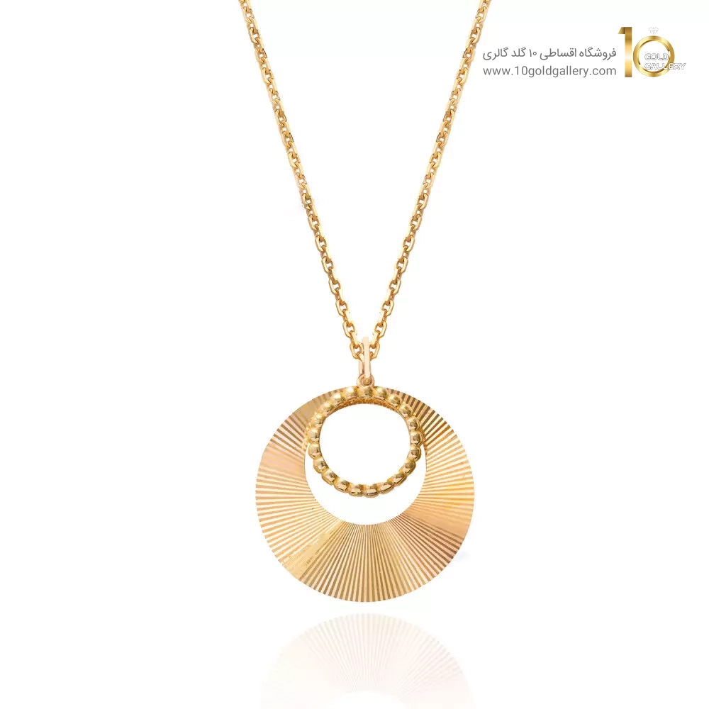 آویز طلا بدون زنجیر طرح مانگاتا کد CP427