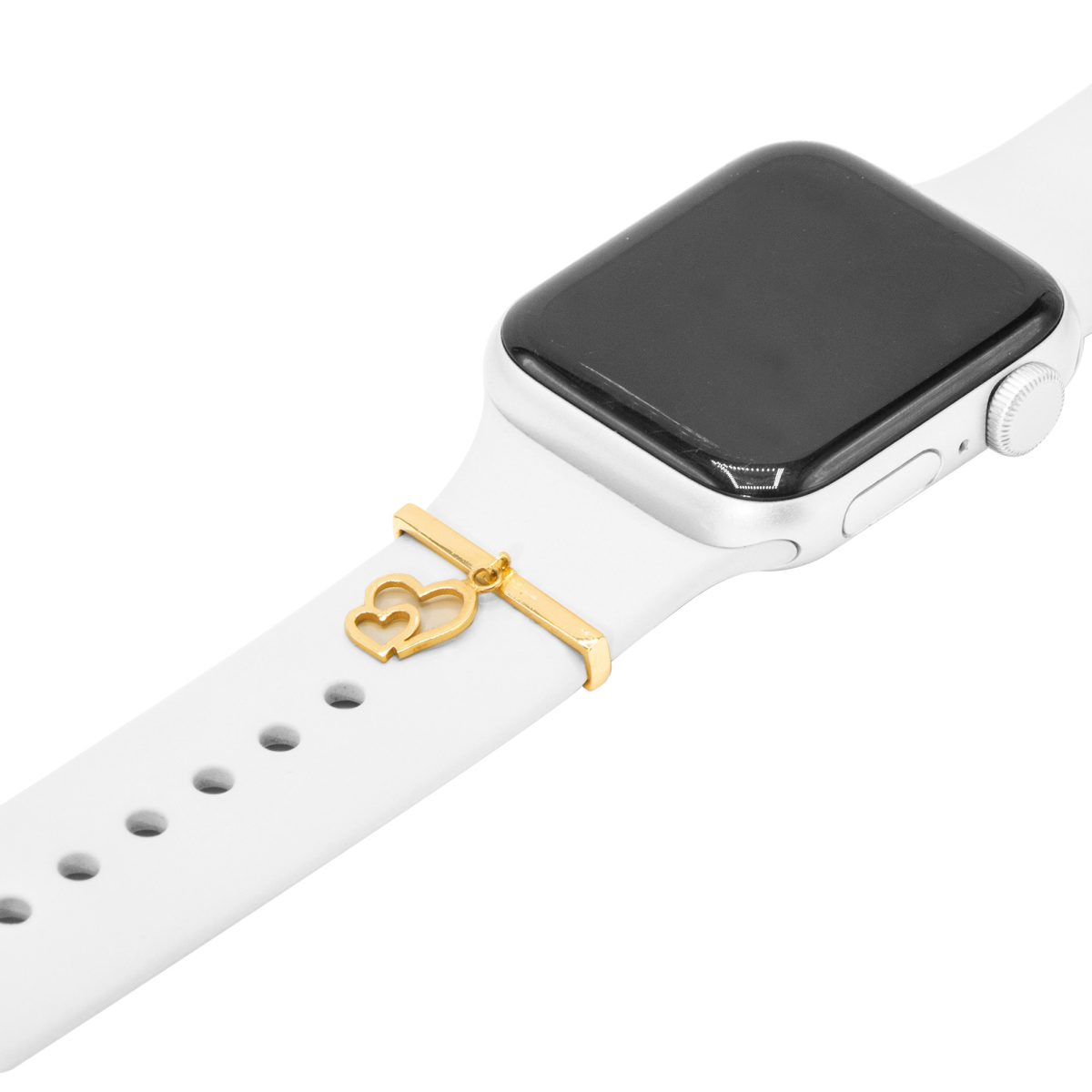 آویز ساعت طلای 18 عیار طرح قلباقلب کد 1WWL003 - تصویر 1