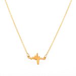 گردنبند طلای 18 عیار طرح  ضربان  کد 1WNB030