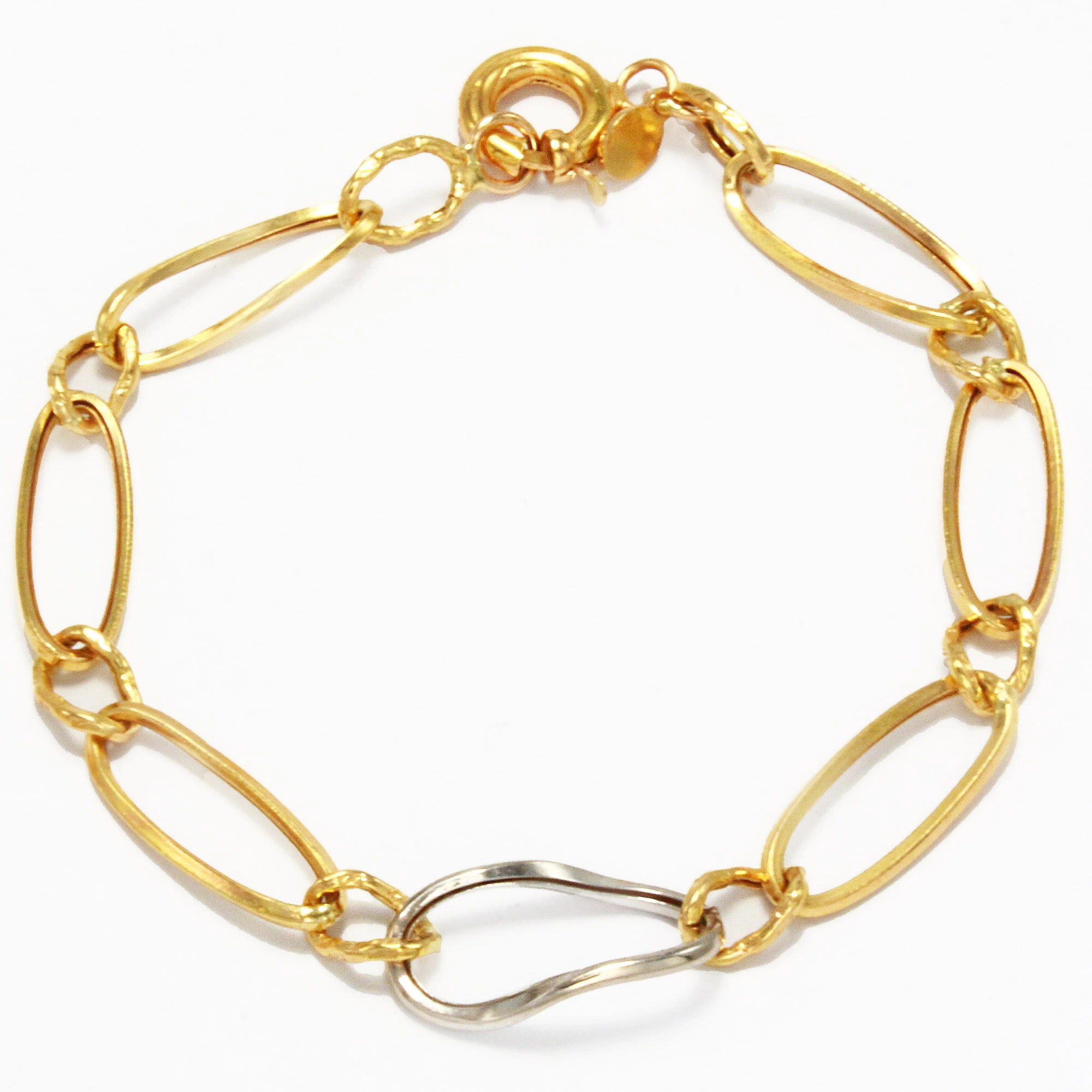 دستبند طرح ترکیبی و بیضی دفرم دستبند طرح ترکیبی و بیضی دفرم کد 1WBK018 - تصویر 1